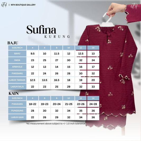 Sufina Kids Kurung