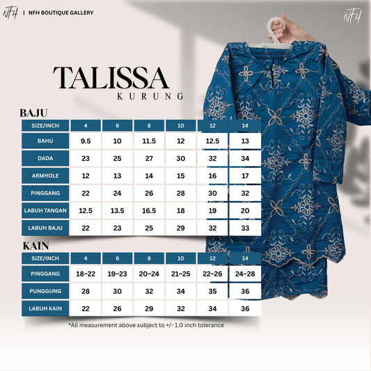 Talissa Kids Kurung