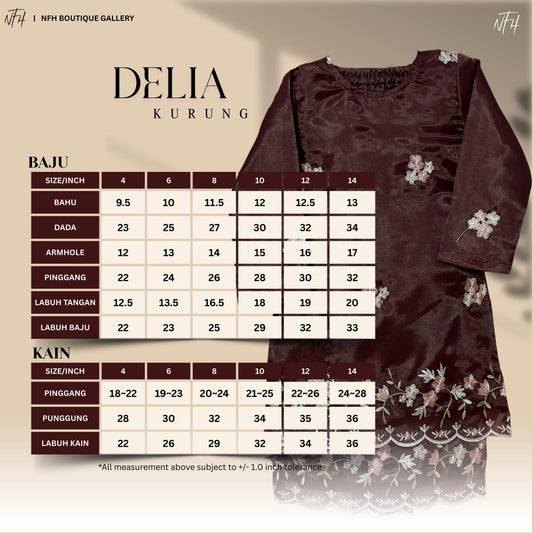 Delia Kids Kurung