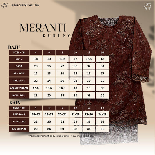 Meranti Kids Kurung