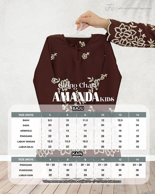 Amanda Kids Kurung