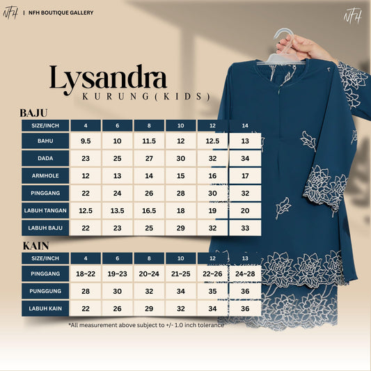 Lysandra Kids Kurung