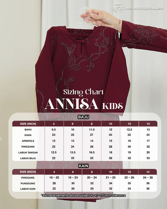Annisa Kids Kurung