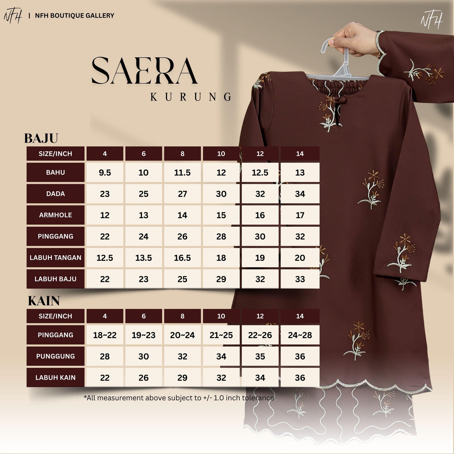 Saera Kids Kurung