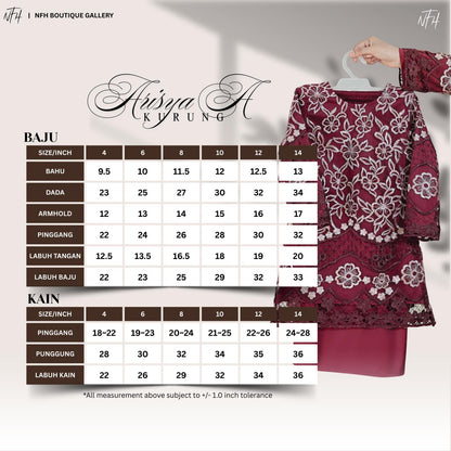 Arisya Kids Kurung