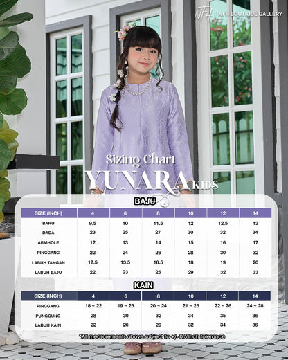 Yunara Kids Kurung