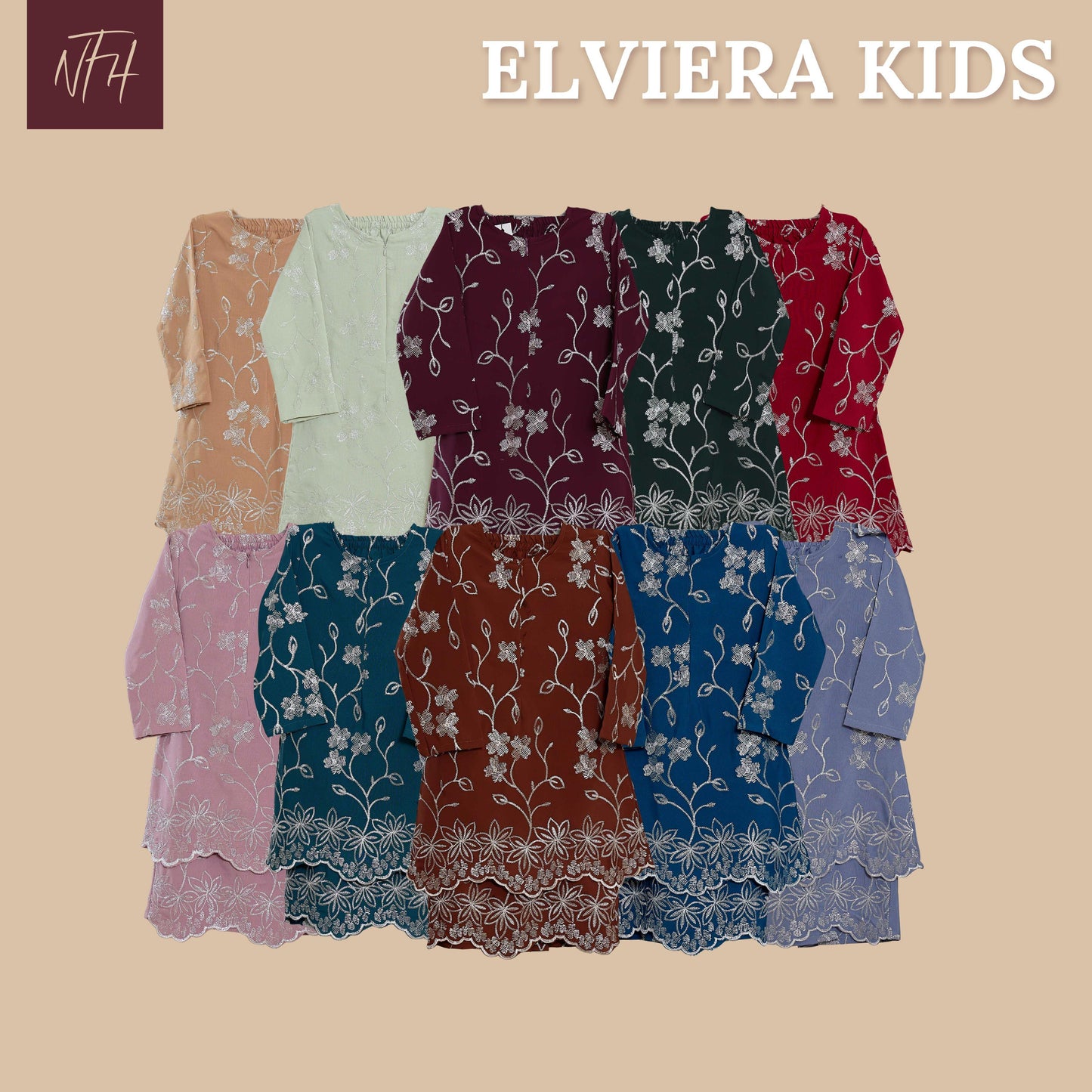 Elviera Kids Kurung
