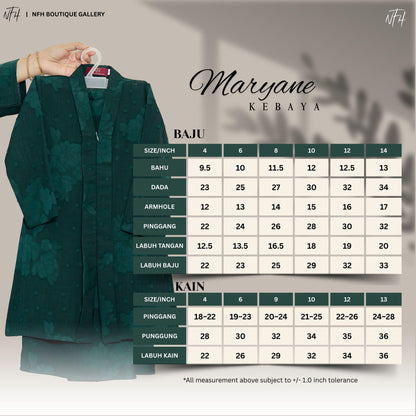 Maryane Kids Kebaya