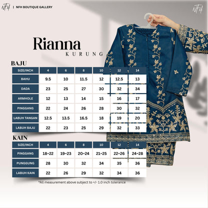 Rianna Kids Kurung