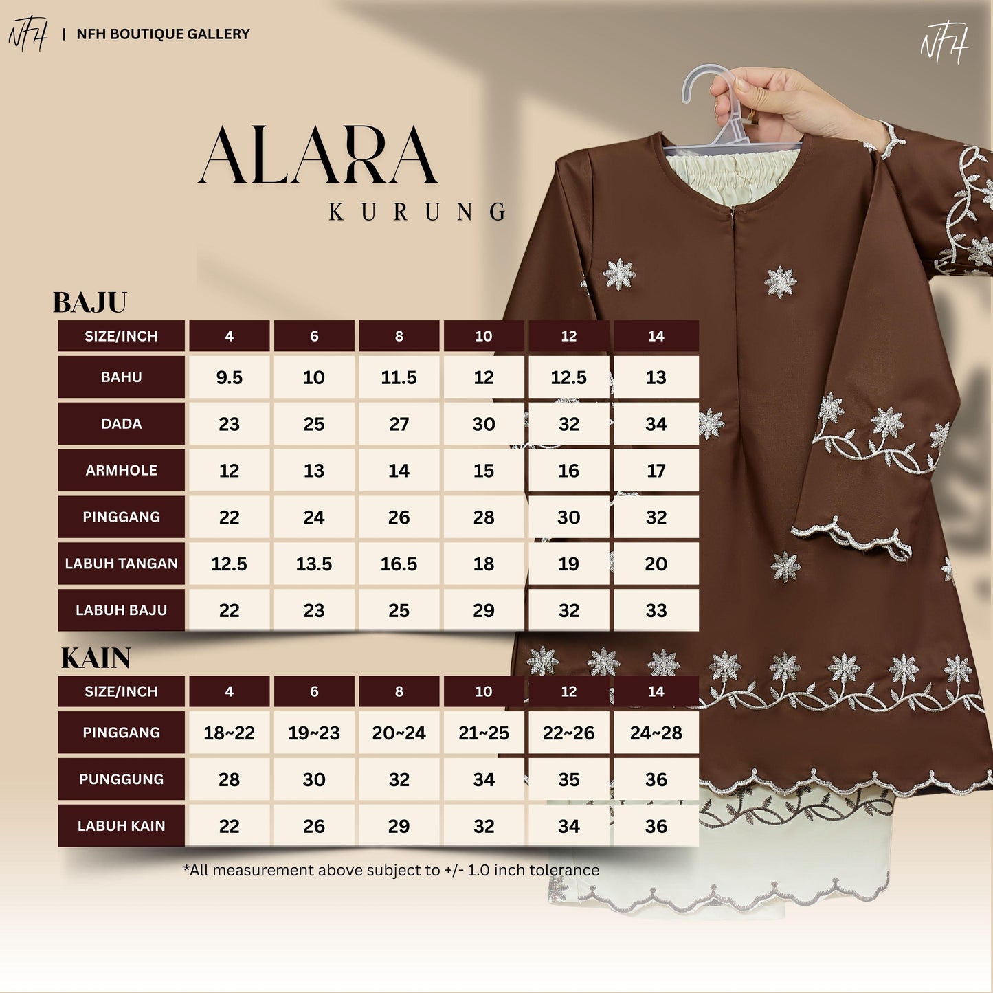 Alara Kids Kurung