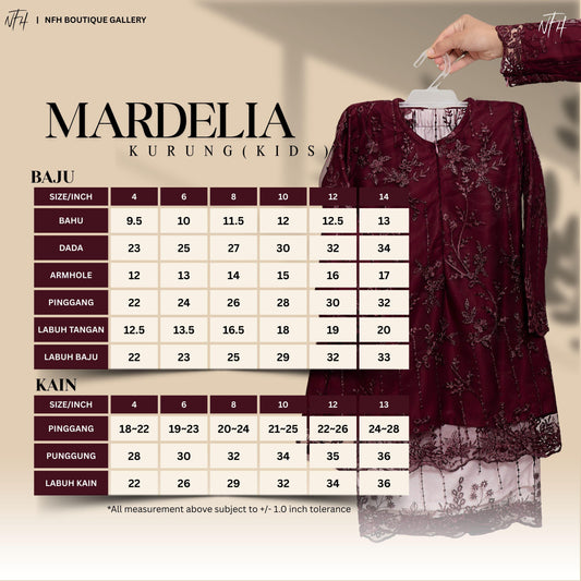 Mardelia Kids Kurung