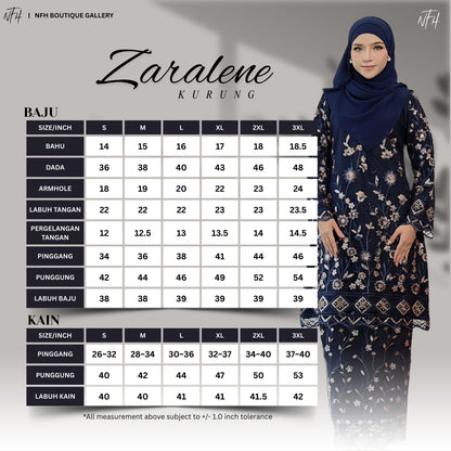 Zaralene Kurung