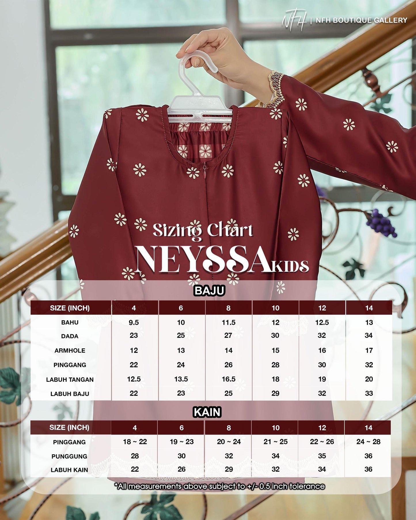 Neyssa Kids Kurung