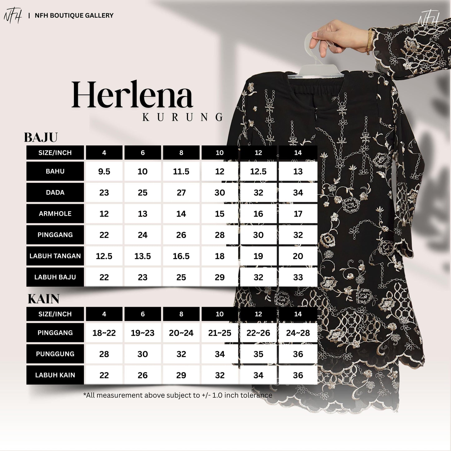 Herlena Kids Kurung