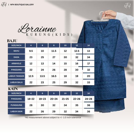 Lorainne Kids Kurung