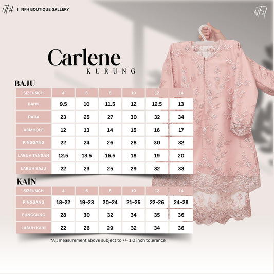 Carlene Kids Kurung