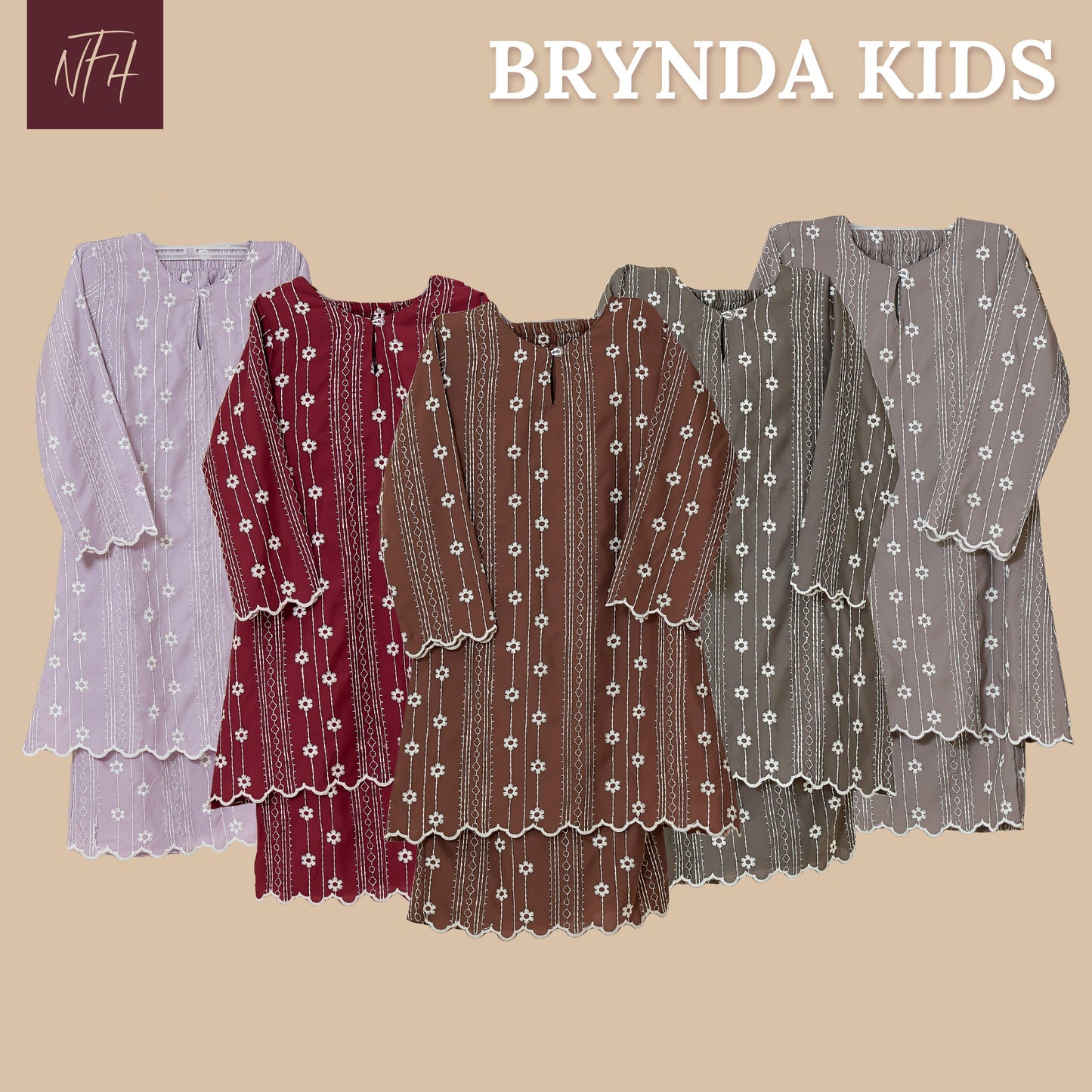 Brynda Kids Kurung