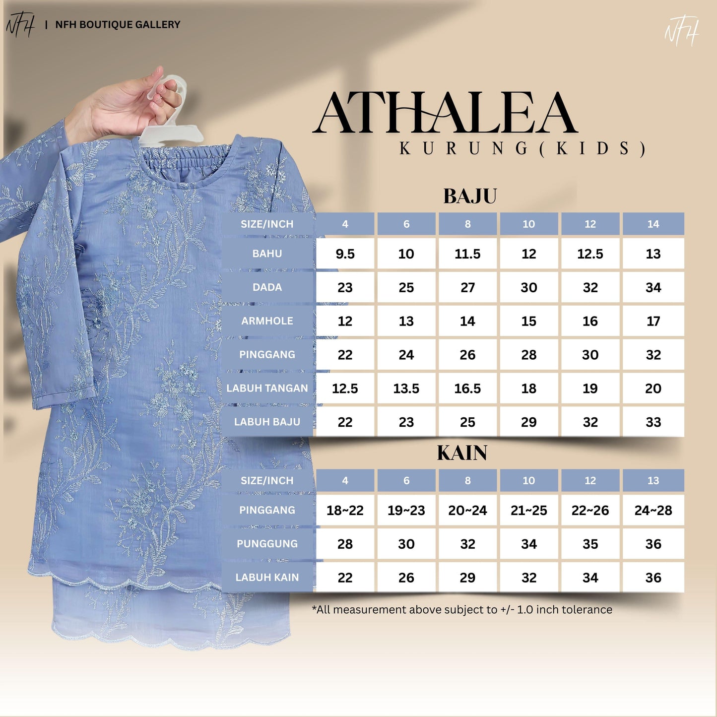 Athalea Kids Kurung