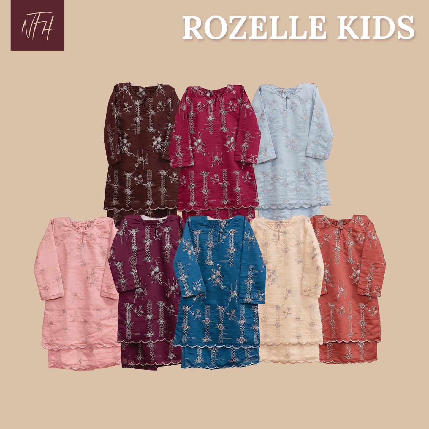 Rozelle Kids Kurung