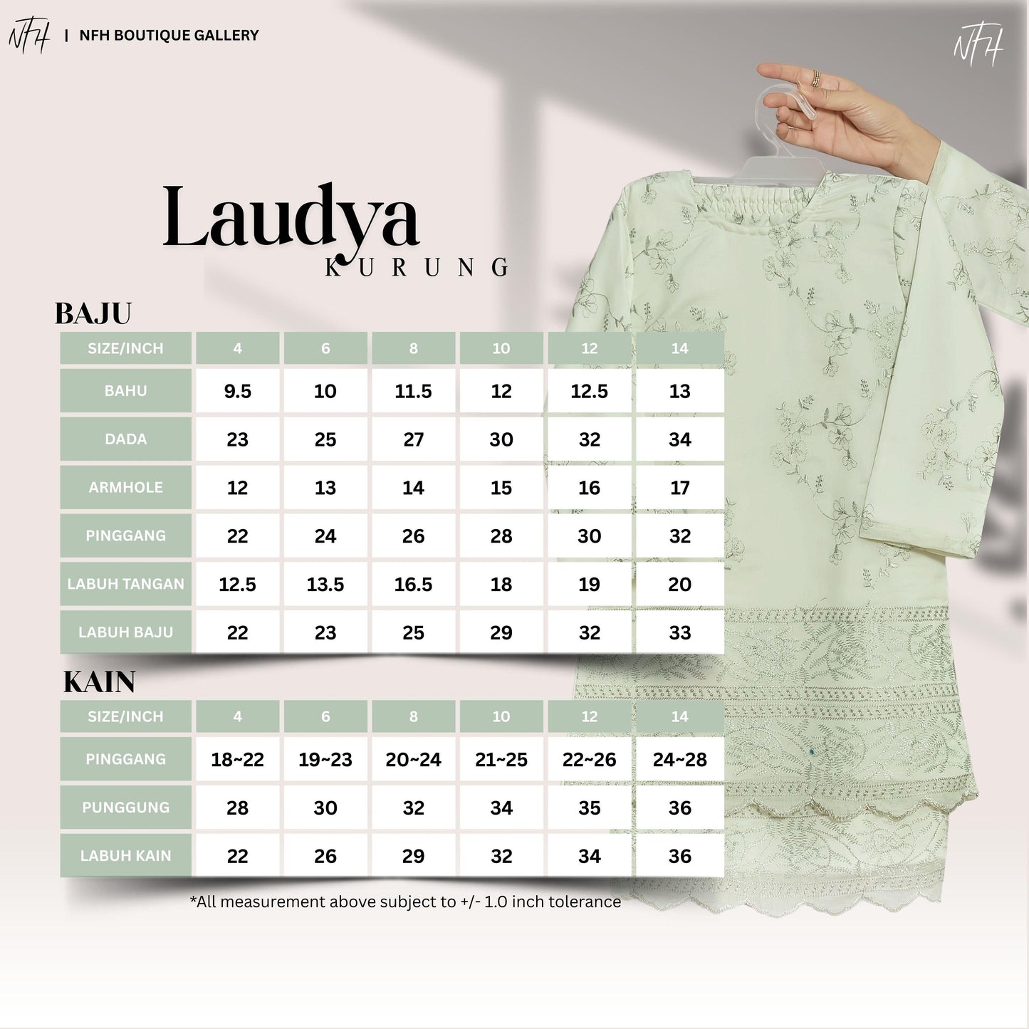 Laudya Kids Kurung
