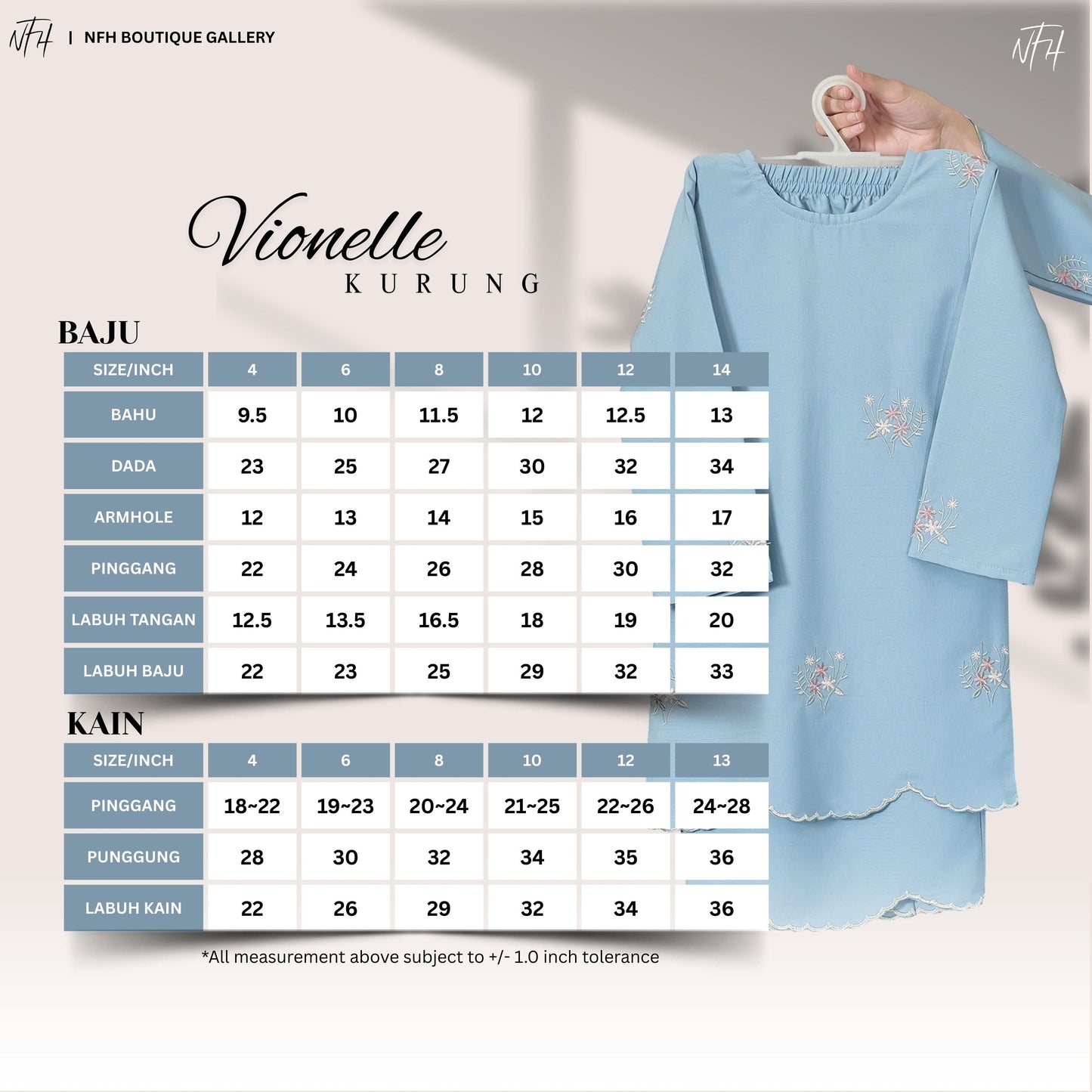 Vionelle Kids Kurung