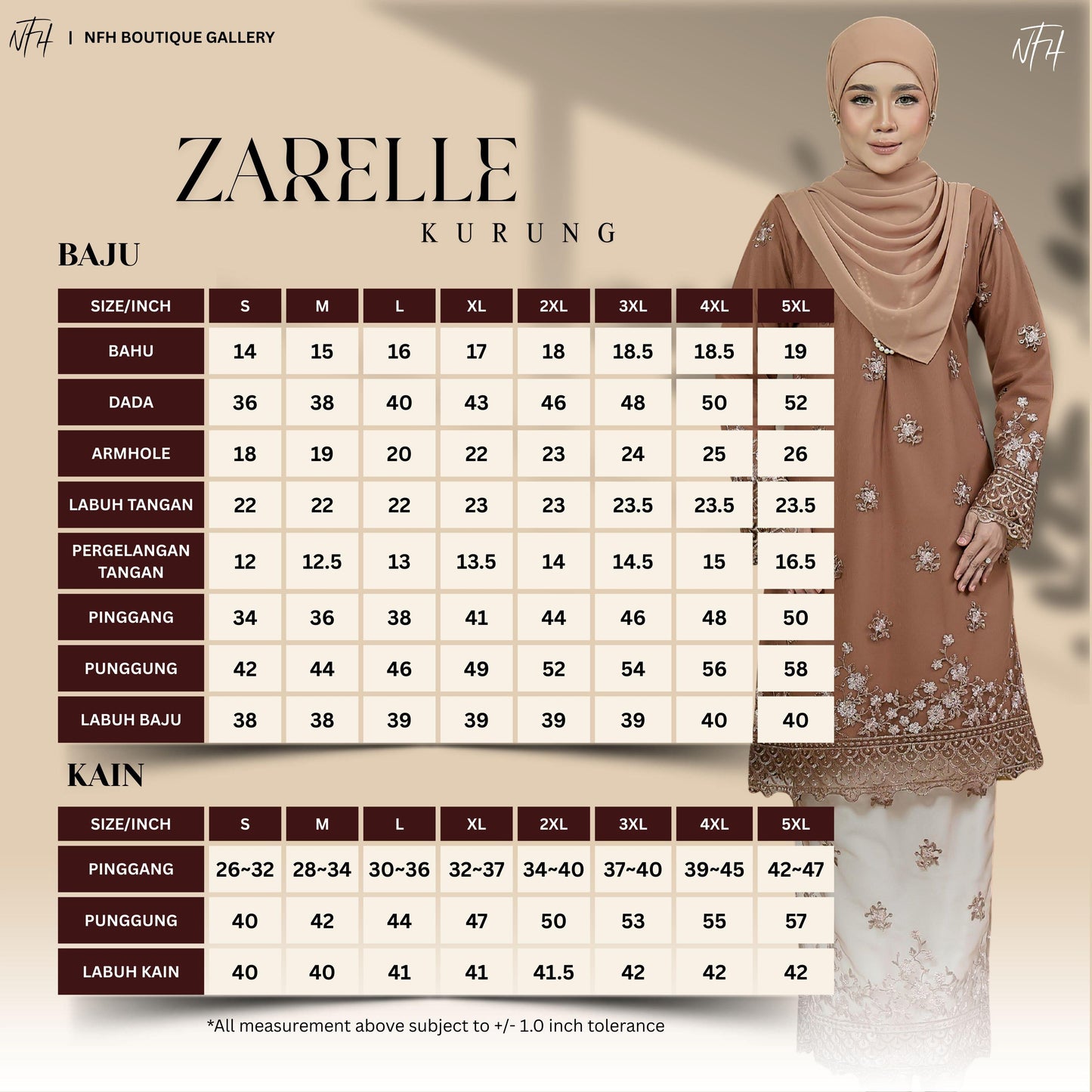 Zarelle Kurung