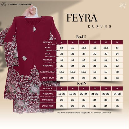 Feyra Kids Kurung