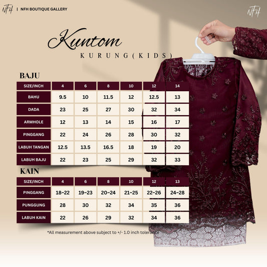 Kuntom Kids Kurung
