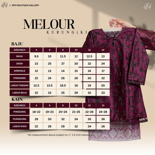 Melour Kids Kurung