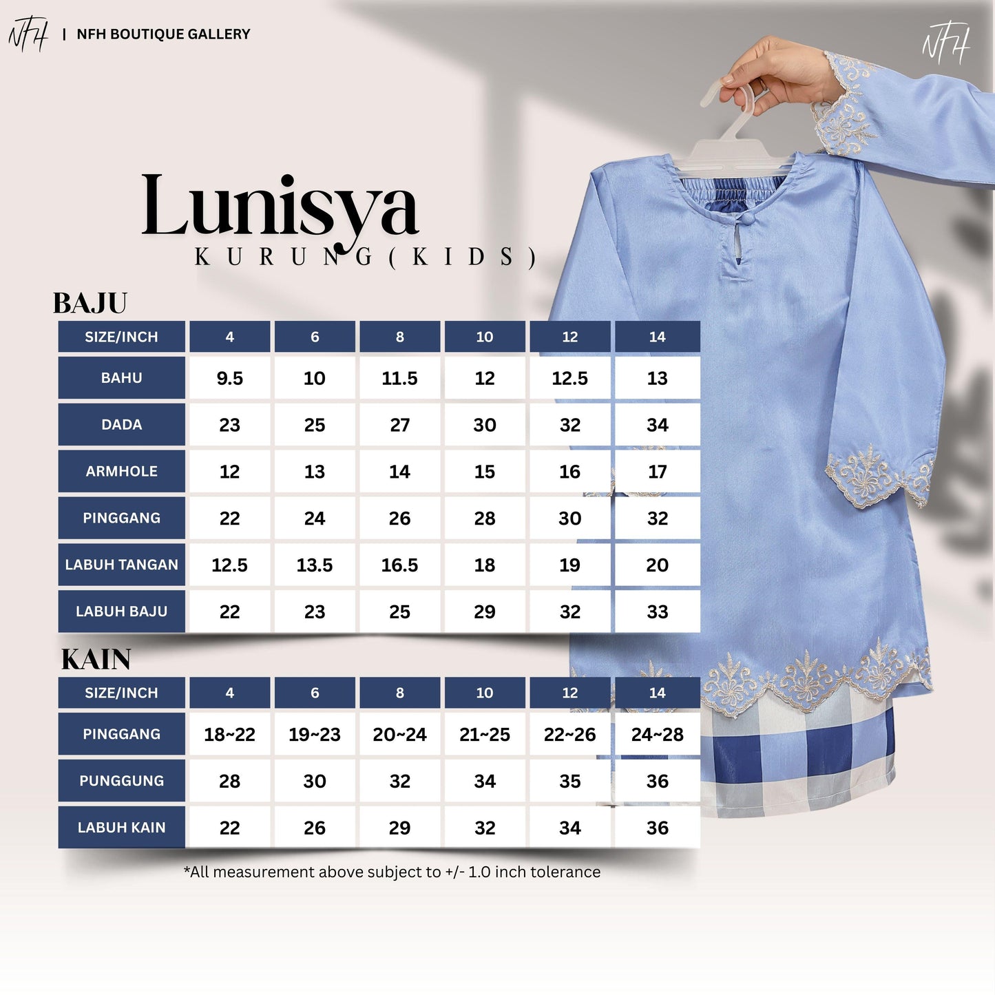 Lunisya Kids Kurung