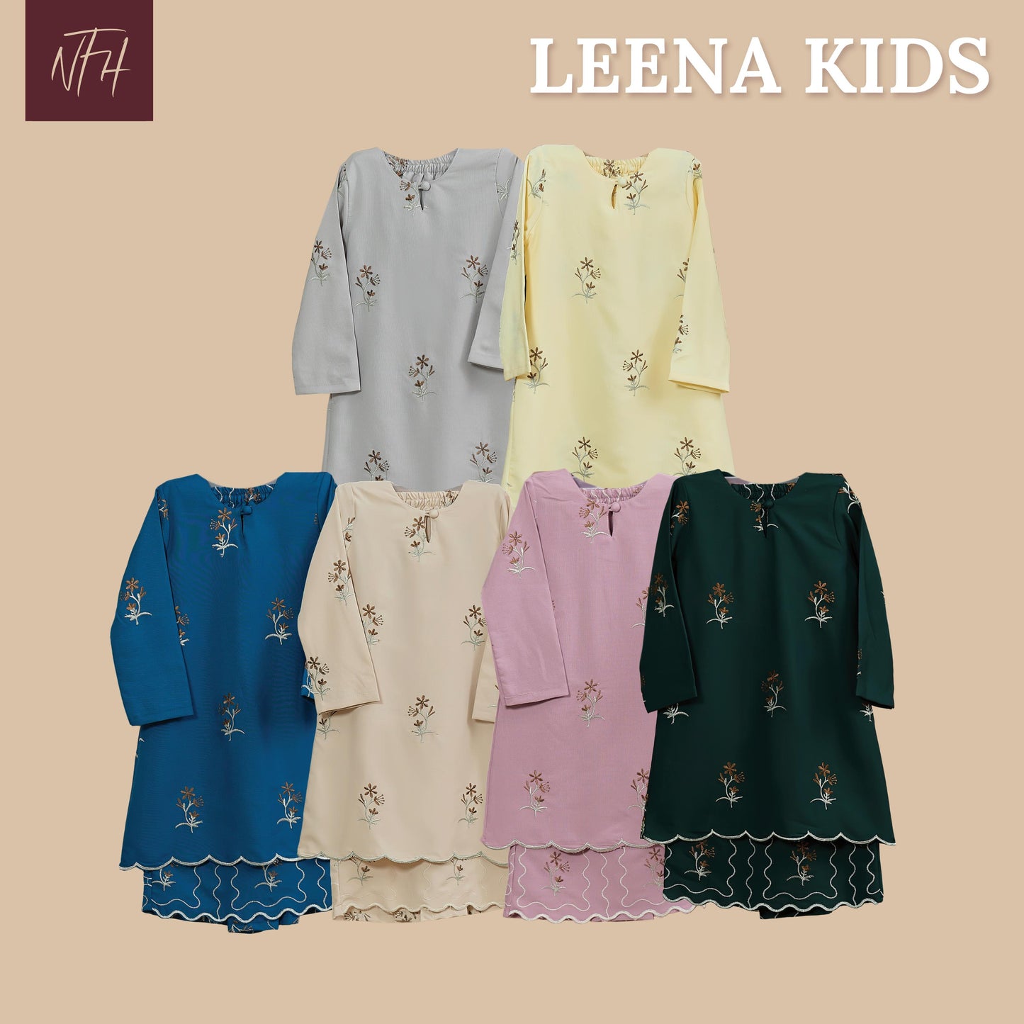 Leena Kids Kurung