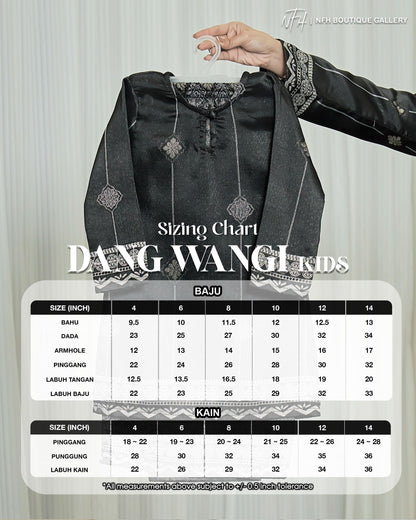 Dang Wangi Kids Kurung