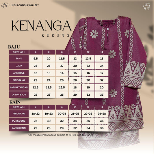 Kenanga Kids Kurung