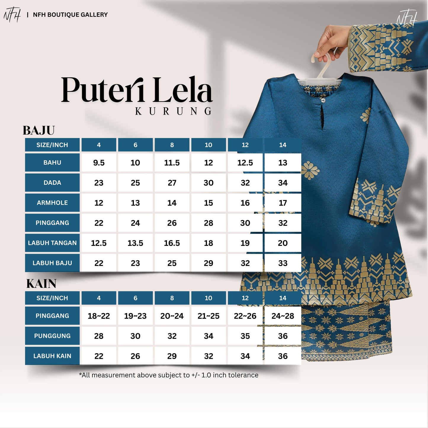 Puteri Lela Kids Kurung