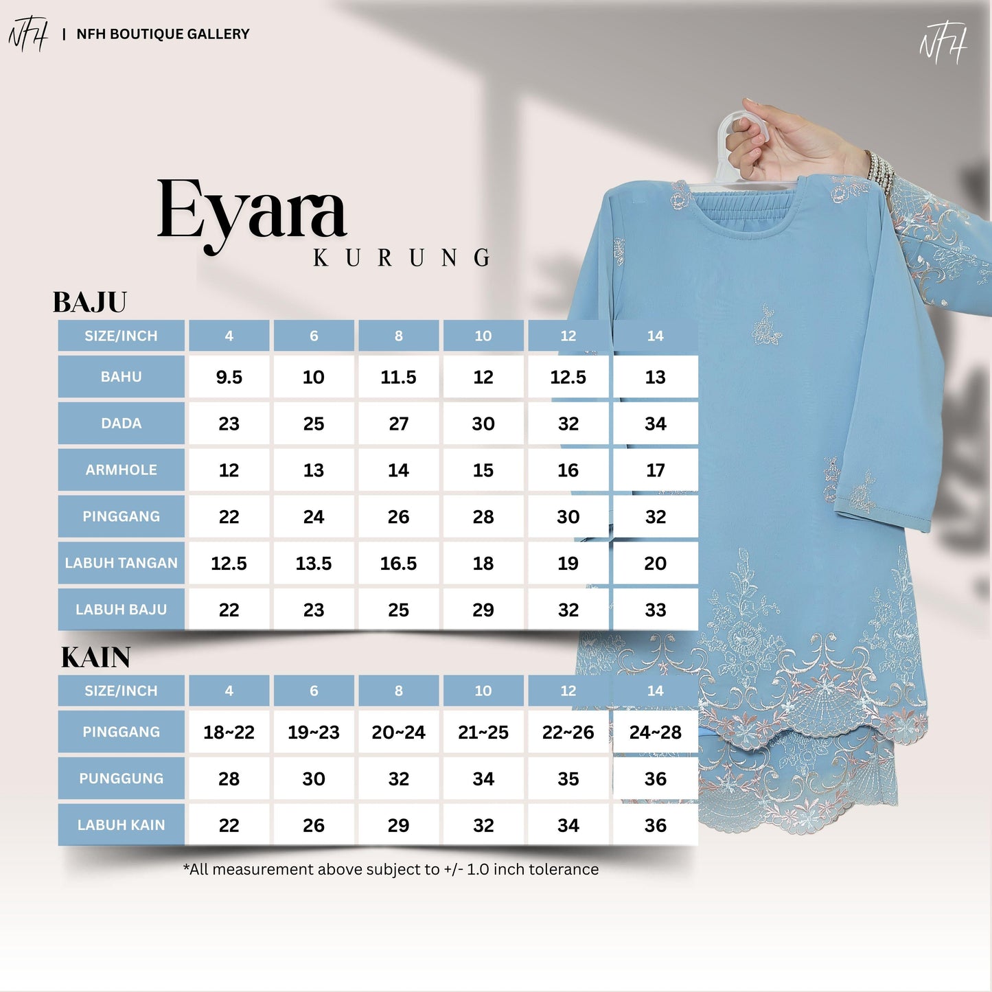 Eyara Kids Kurung