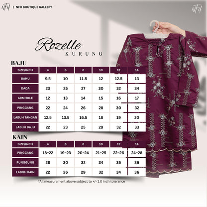 Rozelle Kids Kurung