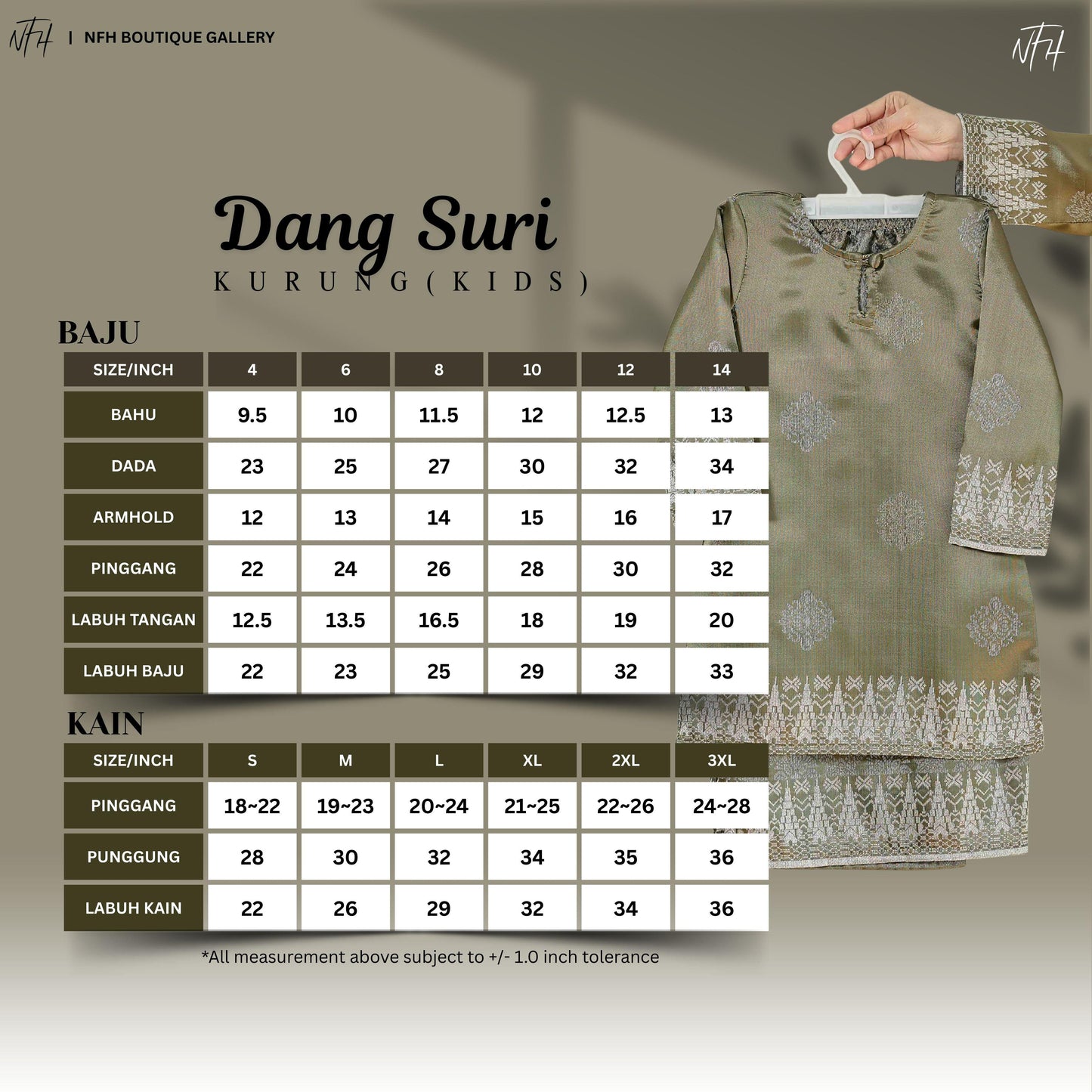 Dang Suri Kids Kurung