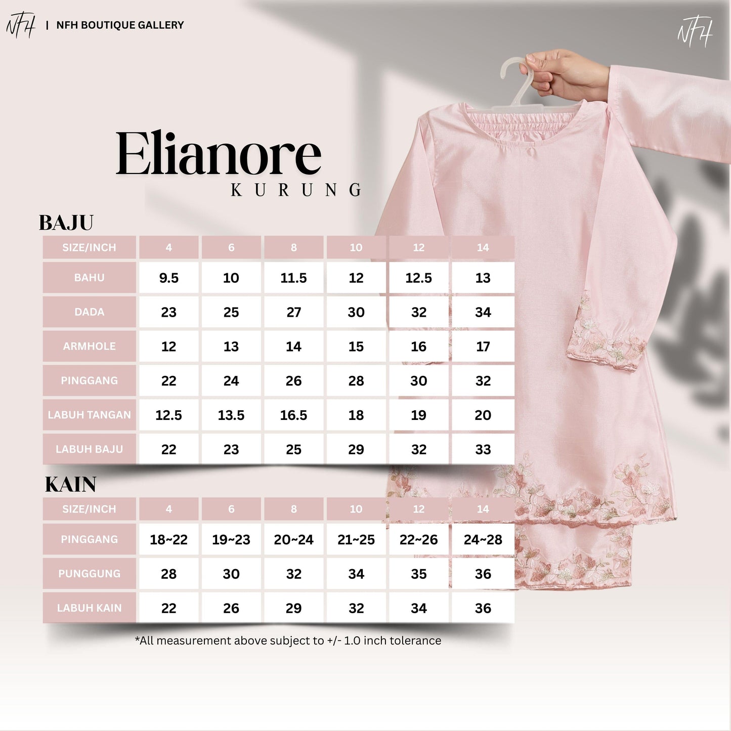 Elianore Kids Kurung