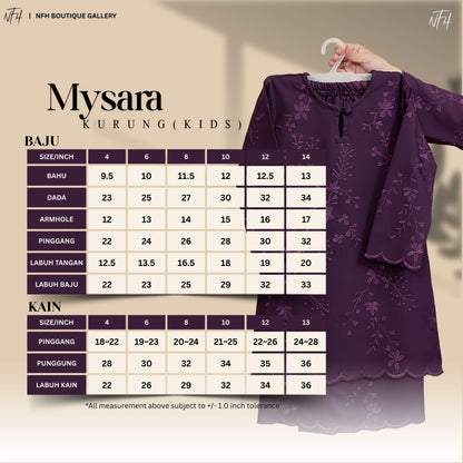 Mysara Kids Kurung
