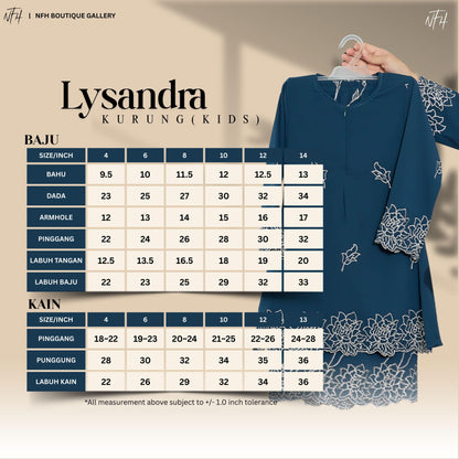 Lysandra Kids Kurung