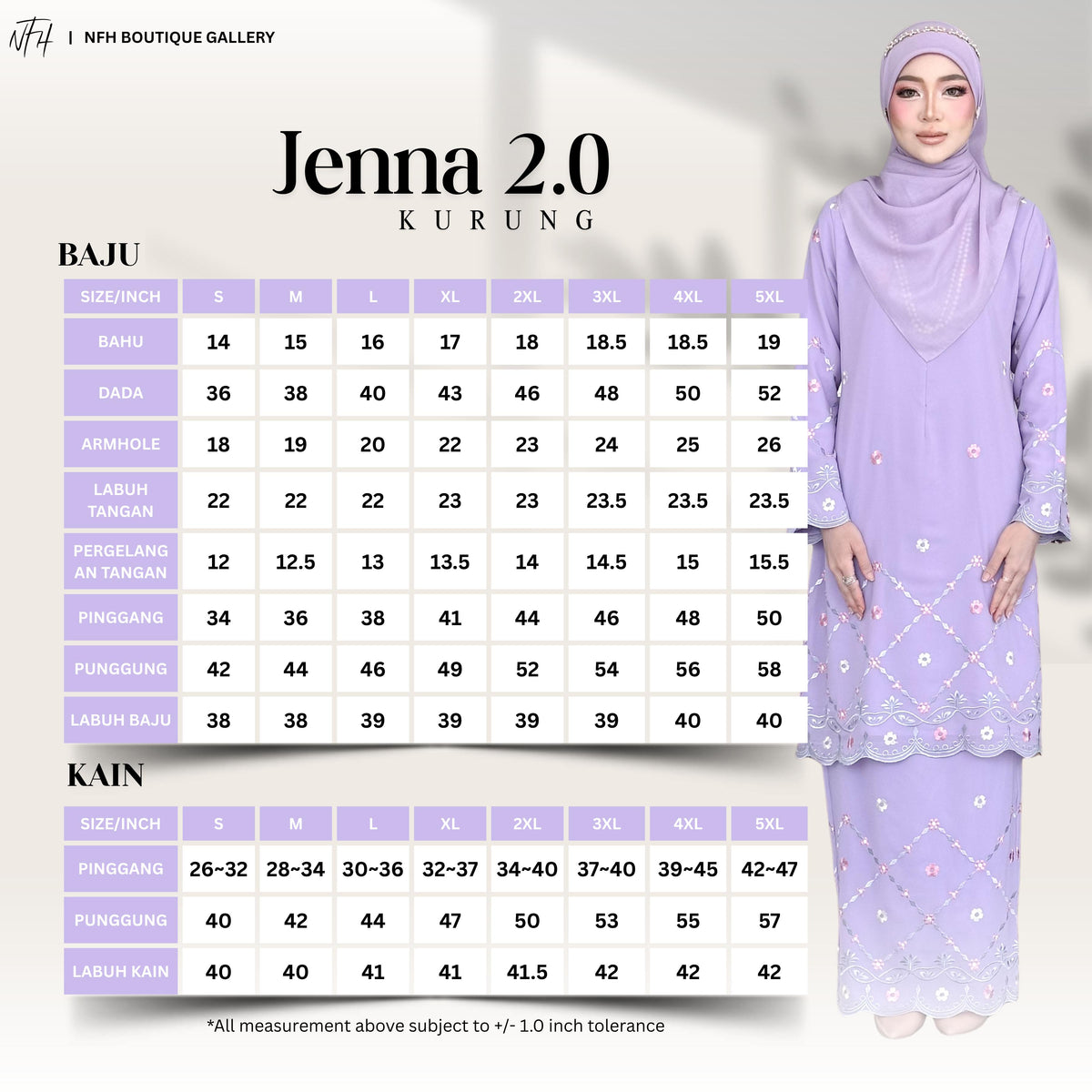 Jenna 2.0 Kurung
