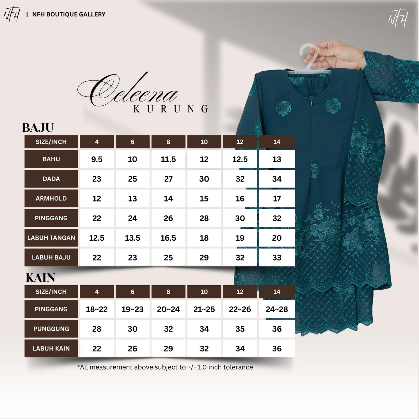 Celeena Kids Kurung