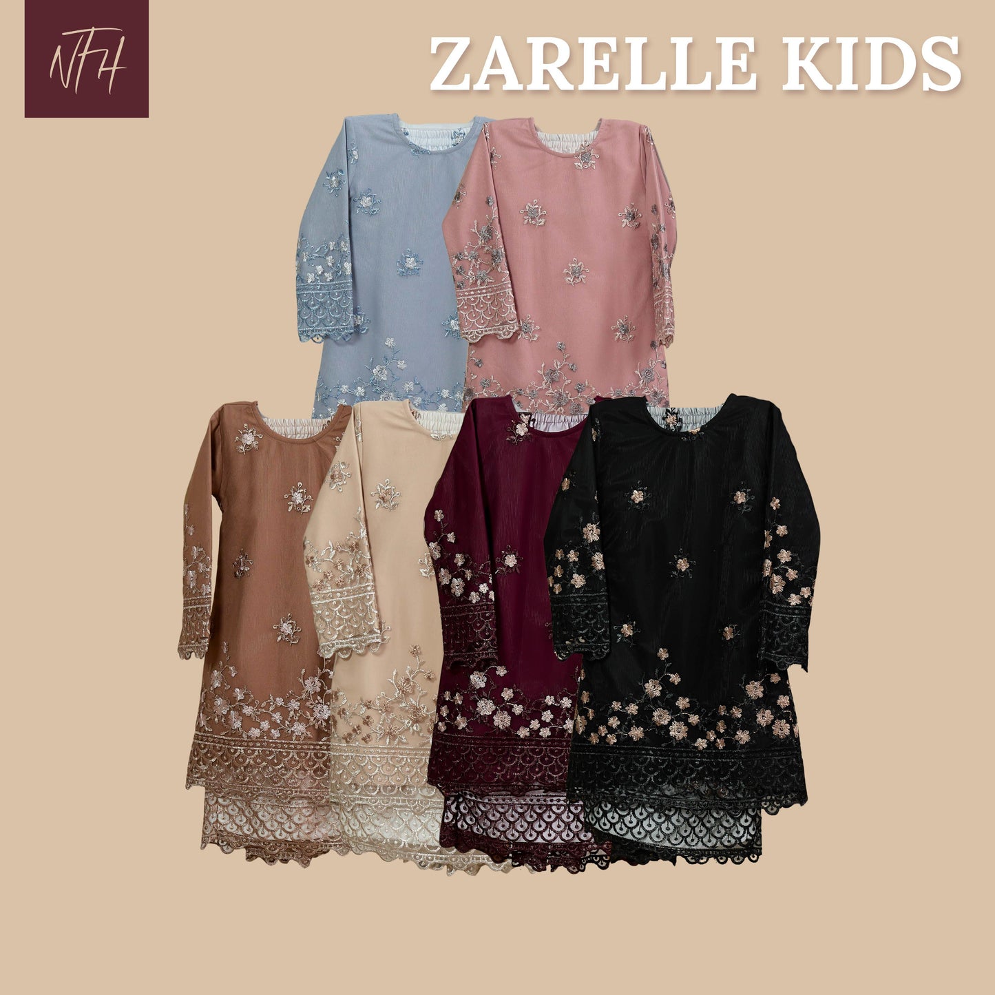 Zarelle Kids Kurung