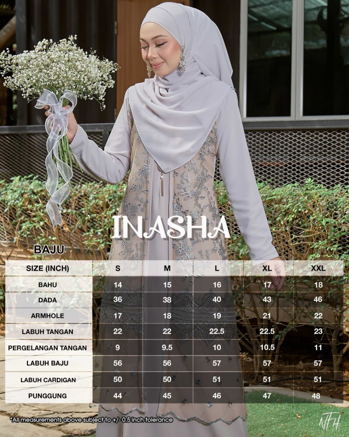 Inasha -  Soft Grey