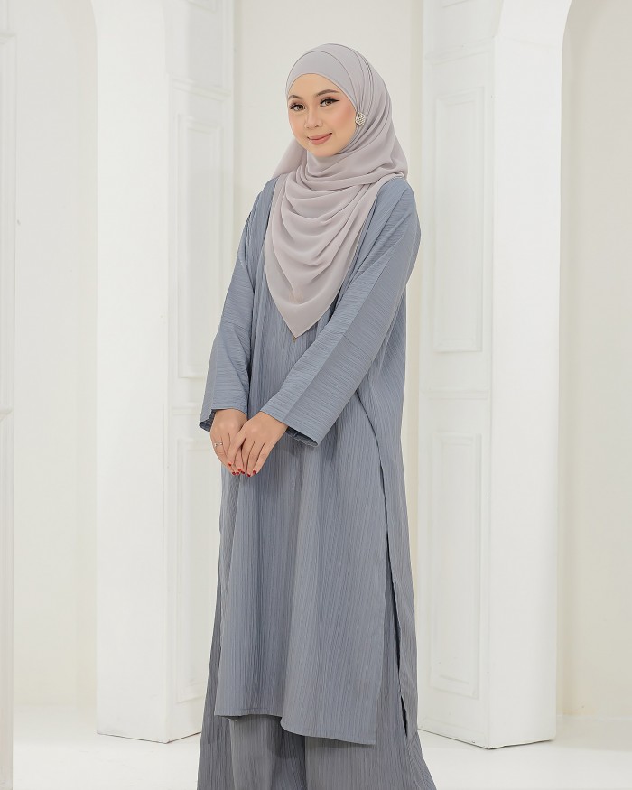 Noura Suit - Dusty Baby Blue