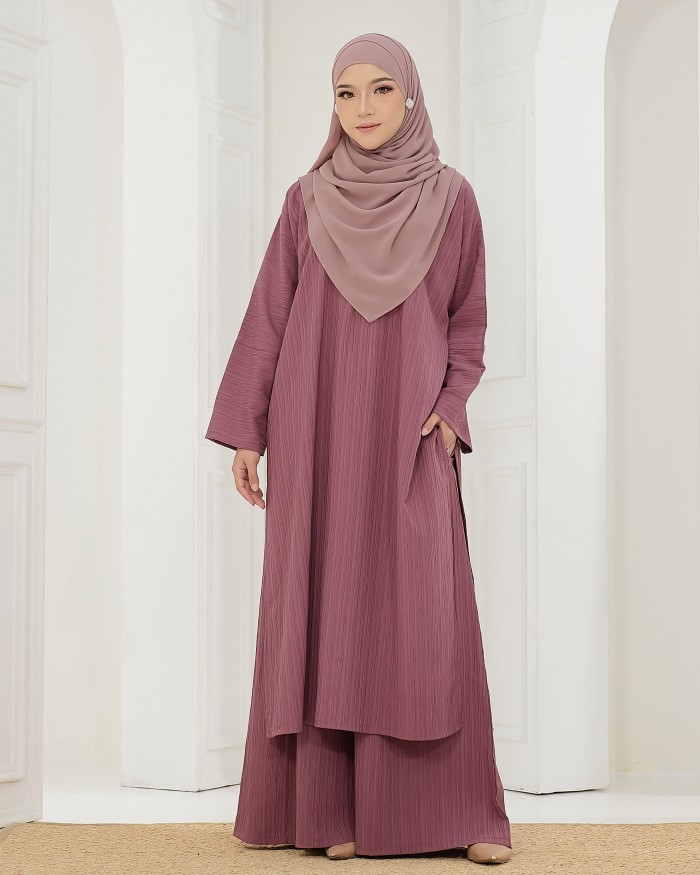 Noura Suit - Dusty Pink