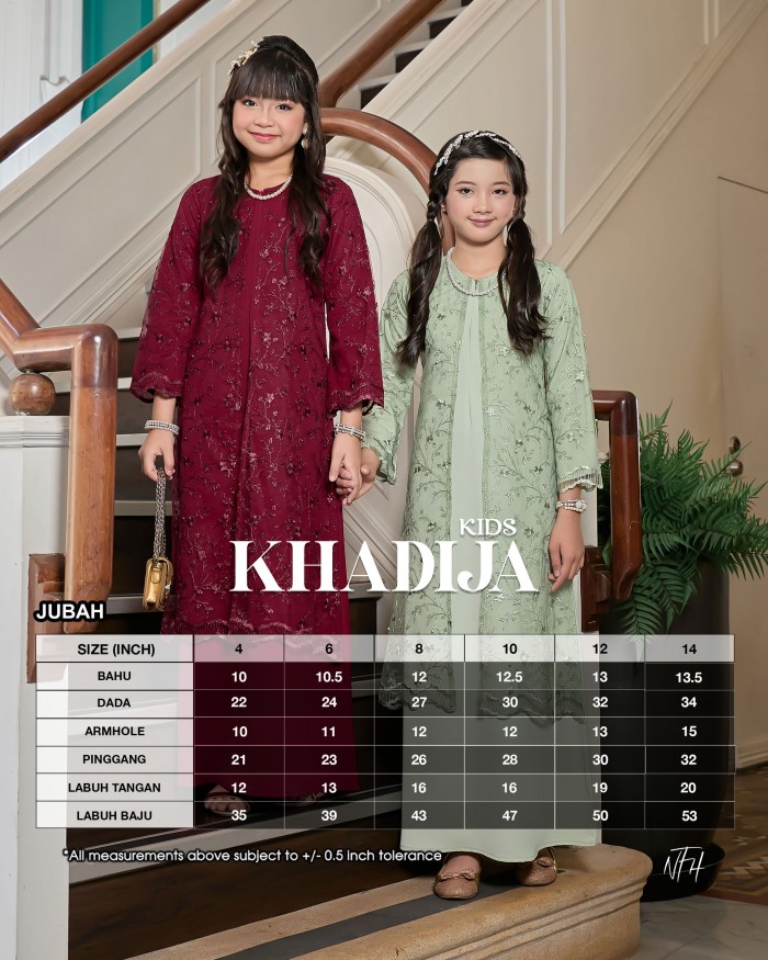Khadija Kids - Maroon