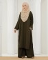 Noura Suit - Olive Green