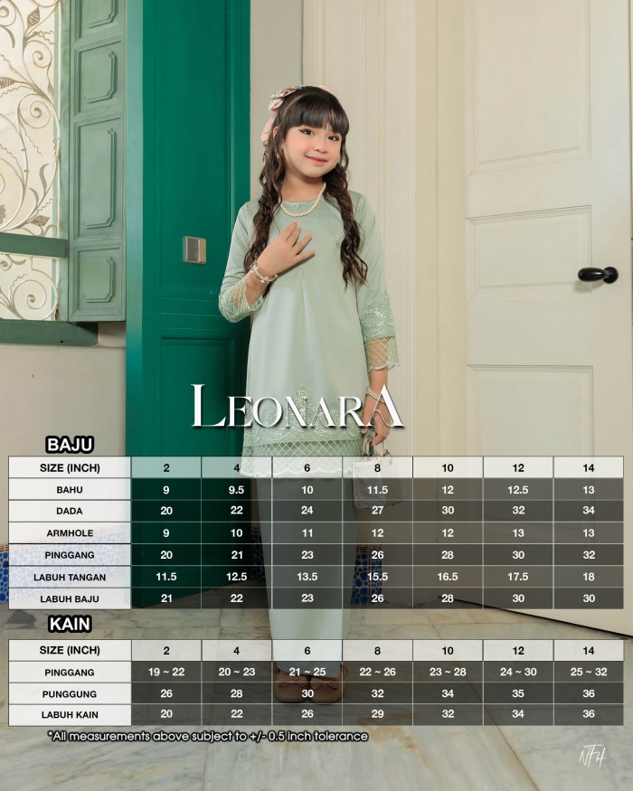 Leonara Kids - Mint Green