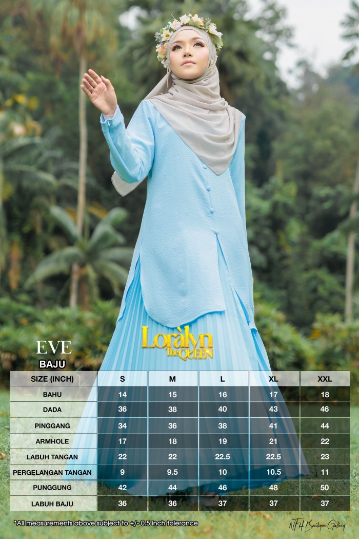 Eve Blouse - Baby Blue